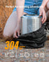 YEFU Low Smoke Tabletop Fire Pit 9.7 x 7.1 in, Safe Burning Camping Stove with Travel Bag, 2 Mini Sticks & Fireproof