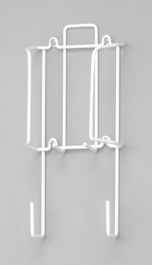 Whitmor Over the Door Ironing Caddy, White Wire Organizer for Laundry Room.