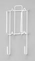 Whitmor Over the Door Ironing Caddy, White Wire Organizer for Laundry Room.