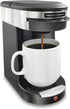 Hamilton Beach Commercial Deluxe 1-Cup Coffee Maker, Black/Stainless-Steel, 3-Minute Brew Time, Auto