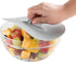 HIC Kitchen Cooking and Storage Lids, High-Heat Silicone, Set of 3