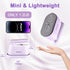 Travel Steamer, 2 in 1 Portable Steamer for Clothes, 180° Rotatable Mini Steam Iron, Home and Travel Essential