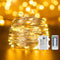 TingMiao Fairy Lights Battery Operated String Lights with Remote Control Timer, 33Ft