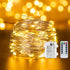 TingMiao Fairy Lights Battery Operated String Lights with Remote Control Timer, 33Ft