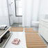 Buganda Bathroom Rug and Mat Set, 2 Piece Memory Foam Bath Mat and U-Shaped Toilet Rug, Soft Non-Slip Bath Rug