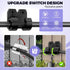 25pcs VEXON Hooks for Outdoor String Lights Clips: Christmas Light Clips with Waterproof Adhesive for Hanging Balcony