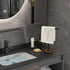 Countertop Hand Towel Stand, Free Standing Towel Rack with Weighted Wood Base for Bathroom and Kitchen