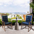1 Pack Indoor Outdoor Chair Cushion, Garden High Back Chair Cushions, Lounger Chair Pad, for Recliner Patio Chair
