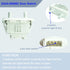 DA34-00006C Refrigerator Door Switch Replacement for Samsung Refrigerator DA34-00006D DA34-00048A AP4136952 PS4138718