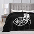 Guam Flower Hibiscus Decal Throw Blanket - Ultra-Soft Cozy Lightweight Micro Sherpa Plush Fleece for All Season 50"x40"