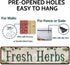 Fresh Herbs Metal Sign, Country Farmhouse Home Gardener Decor, 4" x 16"