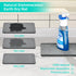 5 Counter Countertop HapiRm Toothbrush Holders for Bathroom - Partitions Bathroom Organizer with Instant Drying Stone