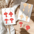 15pcs 3D ACRNIGHEET Mushroom Clay Cutters - Clay Cutters for Polymer Clay, Clay Cutters Shapes Mushroom, Cookie Cutter