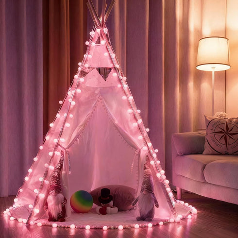 38ft 100LED 8 Mothers Day Decorations Lights USB Plug in Mode Remote Timer Mini Globe Fairy String Lights Gifts for Mom