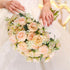 Luyue 8 Packs Peonies Artificial Flowers - Vintage Faux Peony Bouquet for Table Centerpiece