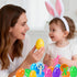 36Pack Labrostar Prefilled Easter Eggs with Squeeze Toys Inside Bright Colorful Filled Squeeze Toys Easter Basket