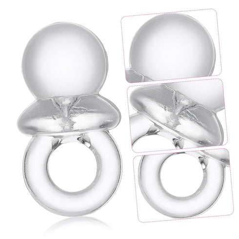 ULTNICE 50 Pack Newborn Pacifiers Acrylic Baby Shower Favors DIY Baby Accessories Mini Pacifiers for Shower Games