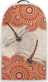 Dragonfly Floral Blender Cover, Orange Mandala Stand Mixer Cover with Top Handle, Personalized Coffee Machine Dust