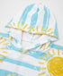 7-10 MissShorthair Hooded Beach Towel for Kids, Cute Towel Poncho Boys&Girls, Swim Changing Robe, Surf Poncho