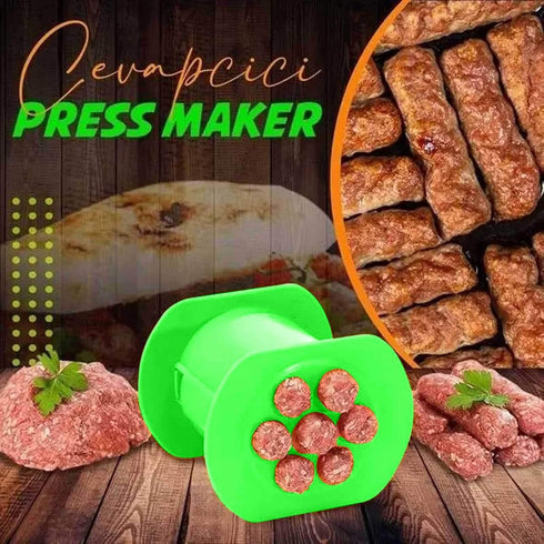 NIWWIN Cevapcicit Manual Sausage Maker Hot Dog Maker Non Sticky Barbecue Grilling Party Molds for Easily Making
