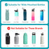 Lid for Hydro Flask 32 40 oz Water Bottle, Spout Lid with Handle Replacement for Wide Mouth Lid Chug Cap