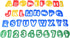 R&M International Alphabet and Number Cookie Cutters, 1.5", 36-Piece Bucket