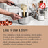 de Buyer GOMA Universal Whisk - 8” for Whisking Eggs, Sauces & Emulsions - Ergonomic, No-Slip Grip, Dishwasher Safe