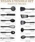 Kitchen Utensils Set, 11 Pcs Nylon Non-Stick Cooking Tools, 410°F Heat Resistant, BPA Free