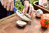 Folding Chef Knife 4.8" Utility Knife with Sharp 440A Stainless Steel Blade and G10 Handle for Outdoor Camping Cooking