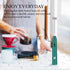 DELM Electric Milk Frother, Rechargeable Handheld Drink Mixer, Kitchen Aid, USB Rechargeable Bulletproof Frother (Green)