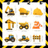 36 Fumete Pcs Construction Tractor Party Favors Fillers Construction Keychains Goodie Bags Stuffers for Kid Student