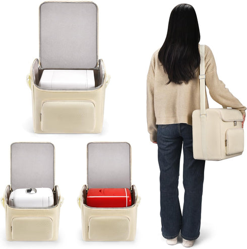 Mini Fridge Travel Case, 4L/6 Cans Portable Cover for Frigidaire EFMIS129, AstroAI, Cooluli