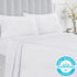 California Design Den Queen Size Bed Set, 400 Thread Count 100% Cotton Cooling Sheets, Deep Pocket, White