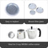 IMUSA USA Aluminum Stovetop Espresso Maker Replacement Rubber Ring & Filter for 3 Cup