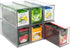 AZEZO 6-Pack Tea Bag Drawers Organizer - 6 Clear Plastic Drawer Tea Bag