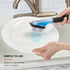 KitchenAid Soap Dispensing Sink Brush with Easy to Fill Handle, Nylon Bristles for Tough Cleaning, Comfort Grip Handle