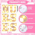 6 3D Aurelema Pcs Nurses Week Decorations LED Light up Letters Marquee Nurse Tables Centerpieces Signs for of Nursing