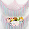 Stuffed Animal Hammock with LED Lights - 59 Inch Large Toy Storage