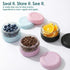 2 Pack 16 oz Glass Lunch Bowl Containers with Lids | Leak & Spill Proof, BPA-Free, Microwave & Dishwasher Safe