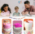 Large Size Newborn Sleeping Baby Mold - Silicone Fondant Cake Decoration Cupcake Toppers for Baby Shower