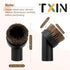 TXIN 4 Pieces Soft Horsehair Bristle Vacuum Attachments, Dusting Brush Cleaner for Small Round Corner/Track