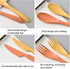 Knives Spoons and Forks Set, Wheat Straw Cutlery Set, Reusable Flatware Set for 5, Utensils for Party, Travel, Work, Picnic, Camping or Daily Use (Style4) by Zoyiancy