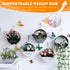 50PCS Windproof Screw Q-Hanger Hooks with Safety Buckle for Hanging Outdoor String Lights, Plants, Christmas