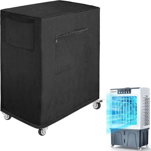 Waterproof Evaporative Air Cooler Cover for VAGKRI 3100 CFM, Outdoor Indoor Use Air Conditioner Cover - 19 x 13.5 x