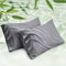 Bedsure Queen Size Cooling Pillow Cases Set of 2, Dark Grey, Rayon Derived from Bamboo, 20x30 Inches, Envelope Closure
