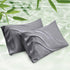 Bedsure Queen Size Cooling Pillow Cases Set of 2, Dark Grey, Rayon Derived from Bamboo, 20x30 Inches, Envelope Closure