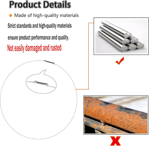 DC97-04973B Washer Door Boot Spring Clamp Replacement for Samsung Washing Machine, Prevents Water Leaks