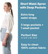 MEEMA Waist Apron with 3 Pockets | Waitress Apron with Pockets | Half Aprons for Servers Women