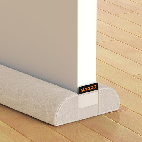 MAGZO Door Draft Stopper, 30 Inch Adjustable Under Door Gap Filler, Fits