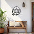 Hotop Welcome to Our Porch Metal Sign, Black 11.8 Inch Wall Hanging Decor for Kitchen, Farmhouse, Home Office